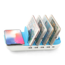 Multiple Qi Wireless Phone Charger Docking Station 60W Big Power USB Phone Charging Station